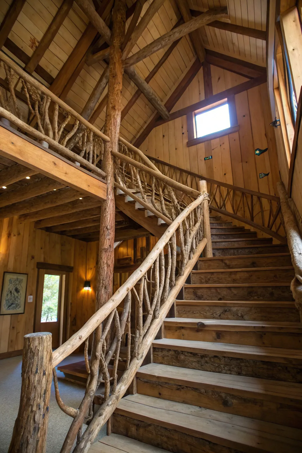 Distinctive Designs for Stunning Barn Stairs