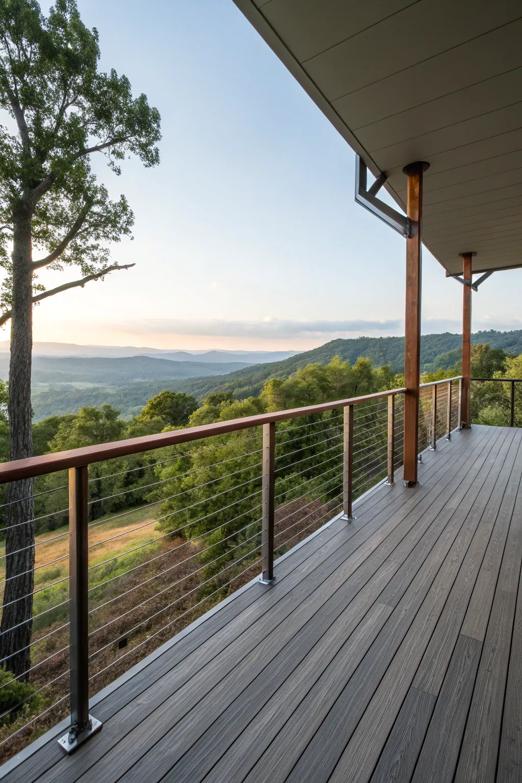 Modern Metal Railing Ideas for Decks
