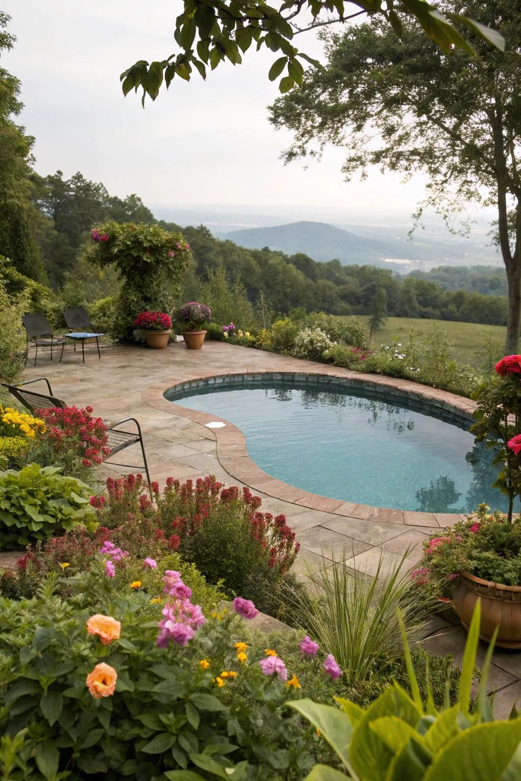 Creative Designs for Oval Pool Decks