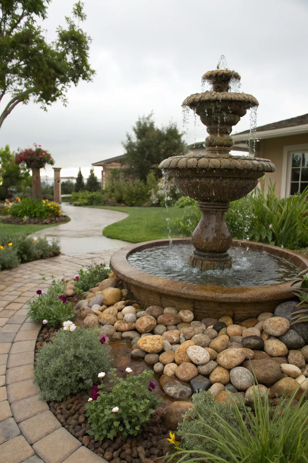 Inspiring Front Fountain Ideas to Boost Curb Appeal