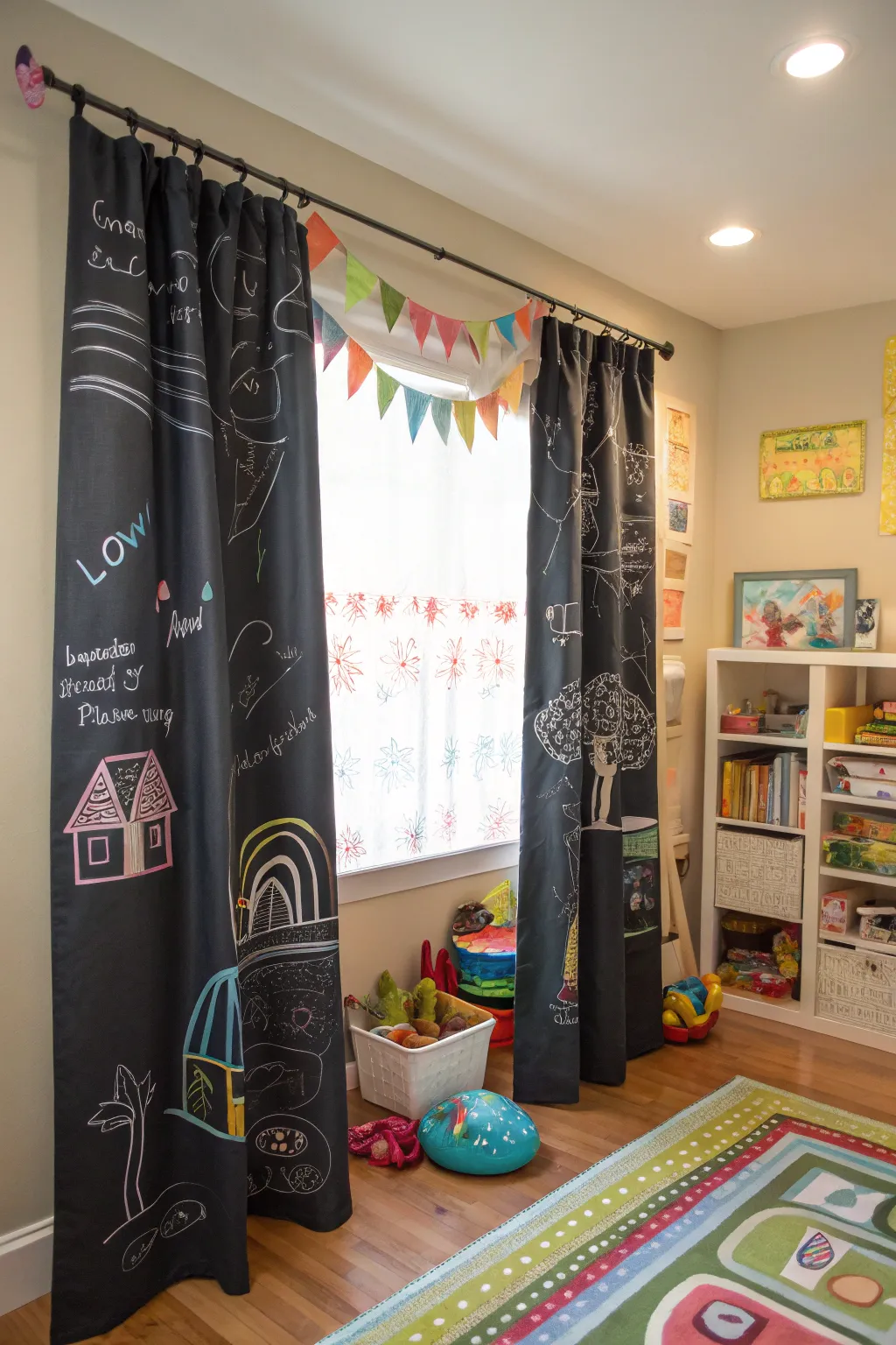 Trendy Playroom Curtain Styles to Brighten Kids’ Spaces