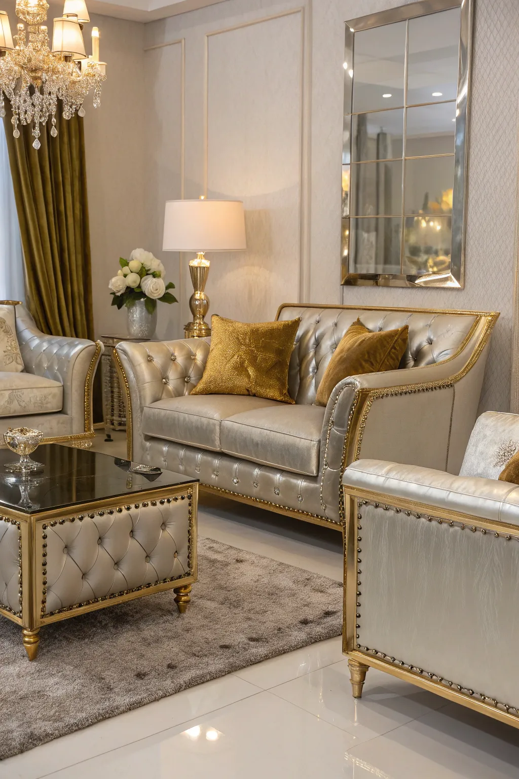 Elegant Gold and Silver Room Decor Concepts