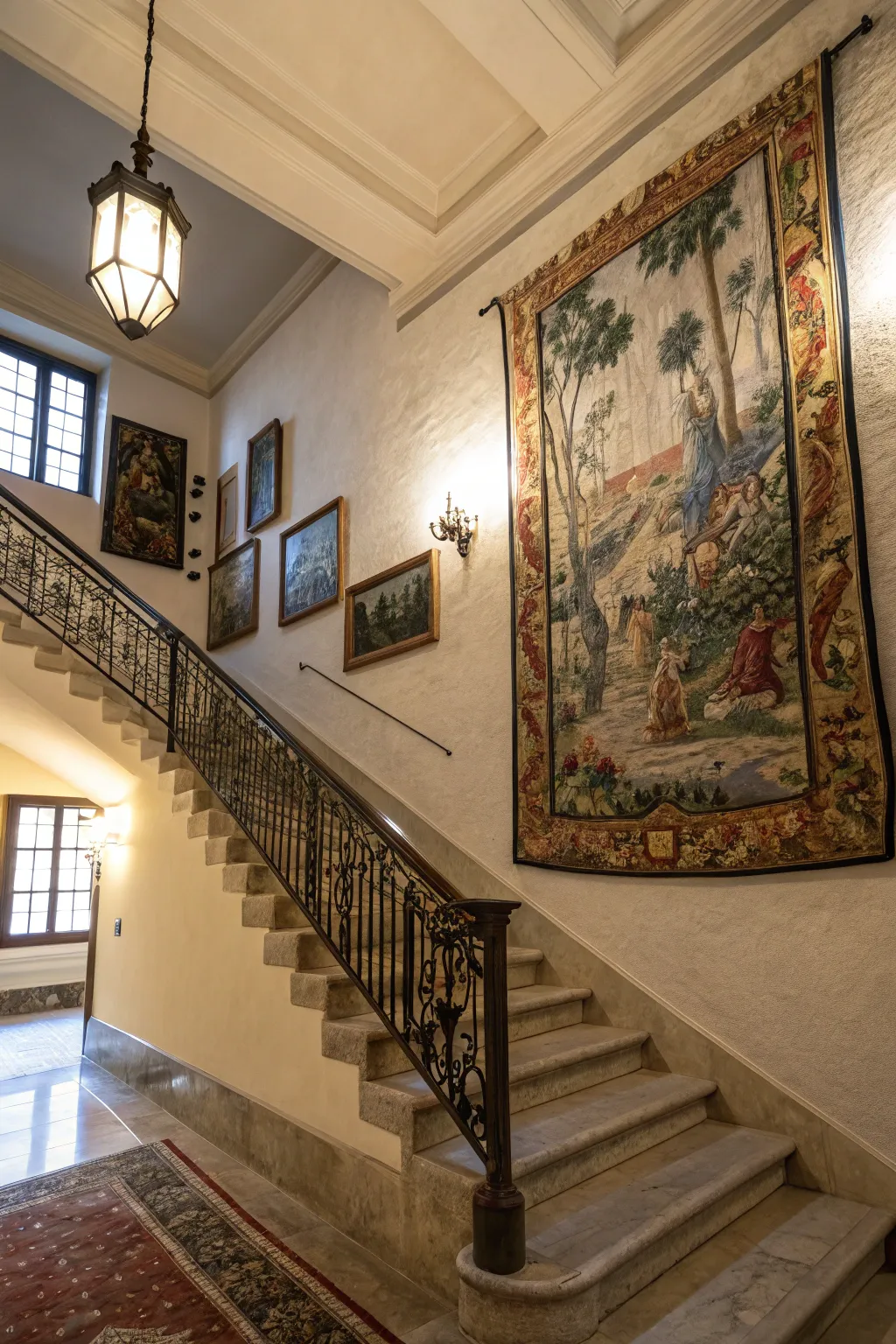 Chic Decor Inspiration for the Top of Your Stairs