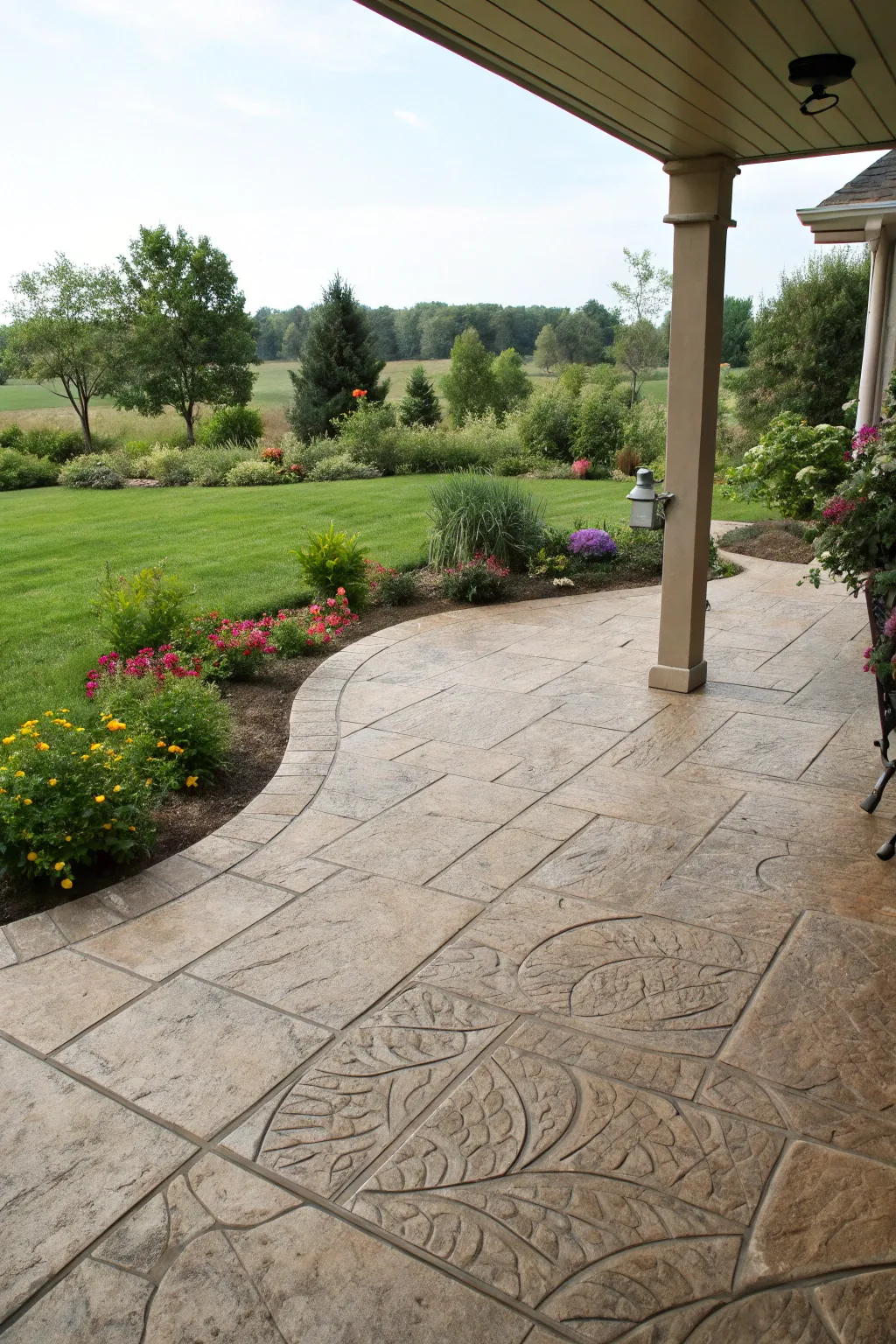 Affordable Stamped Patio Inspirations for Your Backyard