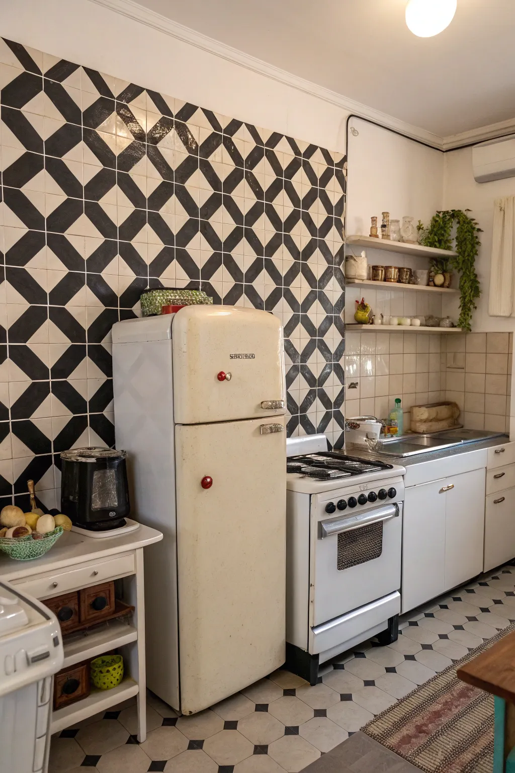 Creative Geometric Wall Painting Inspiration